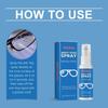 JAKEHOE Anti-Fog Cleaning Spray for Glasses, Anti-Fog Clear Vision Cleaning Lens Maintenance Spray 30ml