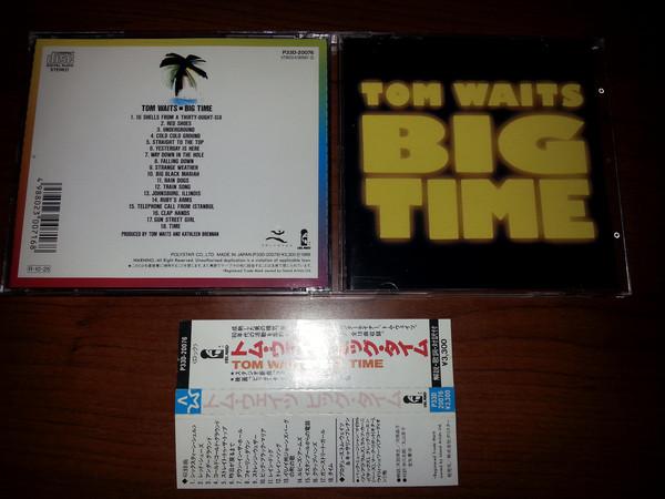 CD TOM WAITS - Big Time P33D20076 Island 1988 Japan Rock Used