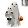 Halloween Geist Haustier Ornament Harz Deko für Zuhause Party Feiertag Gruselige Figur Lustige Armaturenbrett Deko Autoinnenraumzubehör