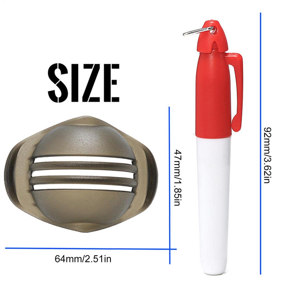 

Golf Ball Drawer Drawing Scribe Marker Stencil for Golf Ball Clear Impression Golf Alignment Tool for Novices Professionals красный