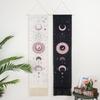 Decorative Tapestry Lunar Eclipse Cycle Painting Tassel Tapestry For Home Living Room Decoration