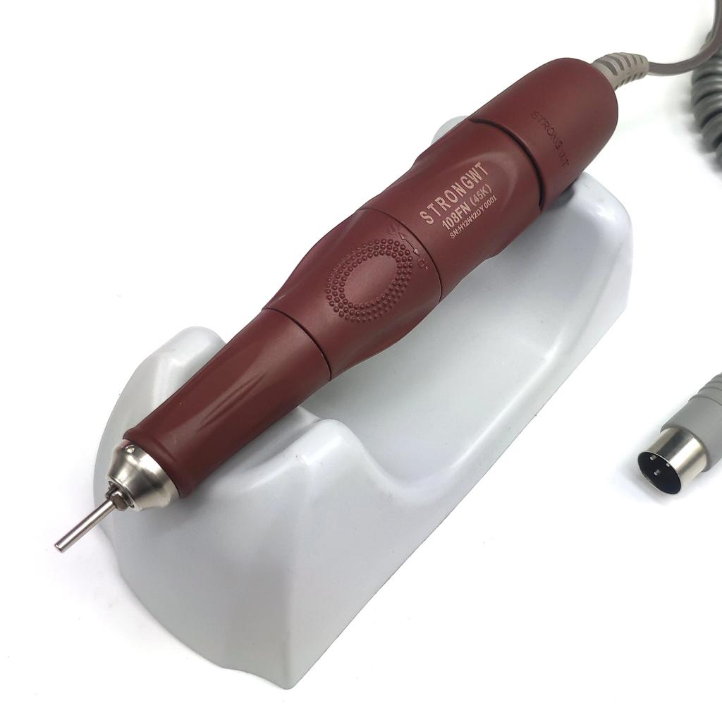 45000rpm Micromotor Strong 108FN Mâner Electric Dental Lab Micromotor Piesă de mână pentru Puternic