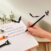 Spooktacular Cartoon Halloween Gel Pen Set - 5/10/15/20 Pcs; Pumpkin, Bat, Ghost Shapes; Perfect For Students