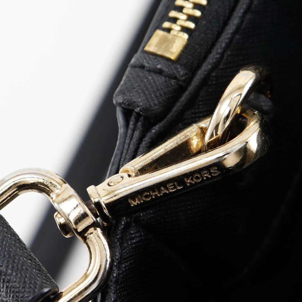 Michael Kors 2WAYShoulder Handbag 35S6GSOT2L black leather Women Used