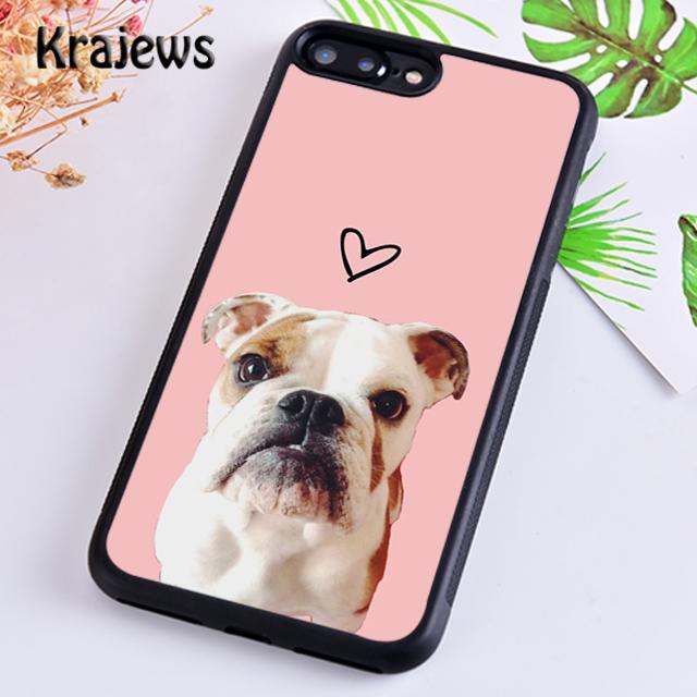 Krajews Niedliche Boxer-Hundewelpen-TPU-Telefonhülle für iPhone 14 5 6s 7 8 plus X XR XS 11 12 13 pro max Samsung S21 S22ultra Plus