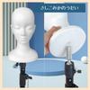 White Styrofoam Mannequin, Lightweight Head Stand for Cosplay, Wigs, Hats, Glasses, Display, Showcase, Salon, Shop, Painting