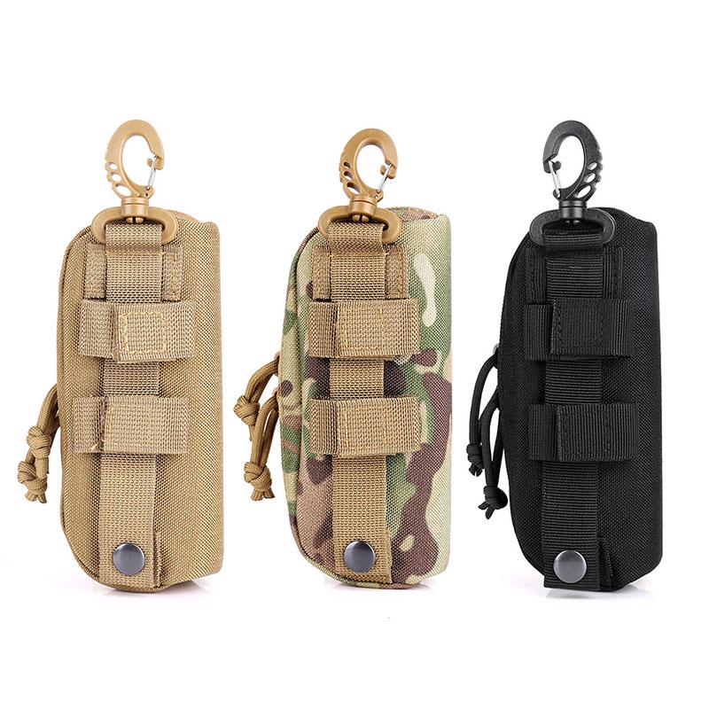 Custodia Rigida Porta Occhiali Tattica Militare | Nylon 1000D Con Moschettone E Sistema Molle