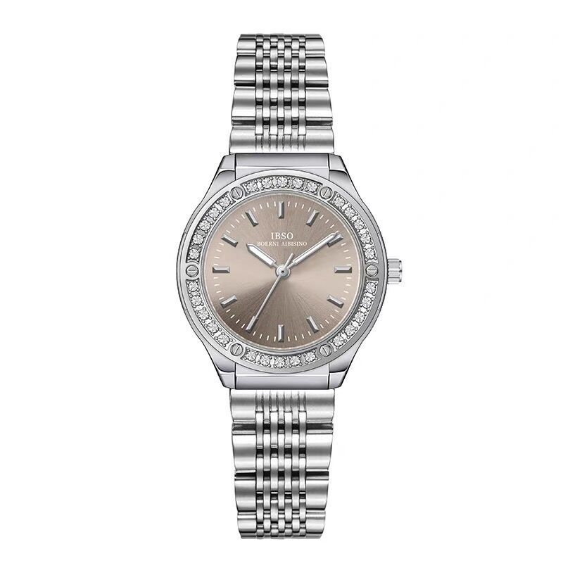 Watch Ladies Steel Belt Women'S Watch Diamond Inlaid High Value Quartz Watch