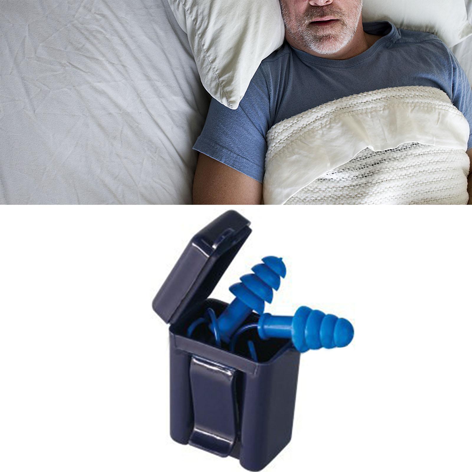 

10 Pairs Ear Plugs Sleeping Soft Silicone Corded Washable Reusable Noise Reduction Device Christmas Tree Shape with Box