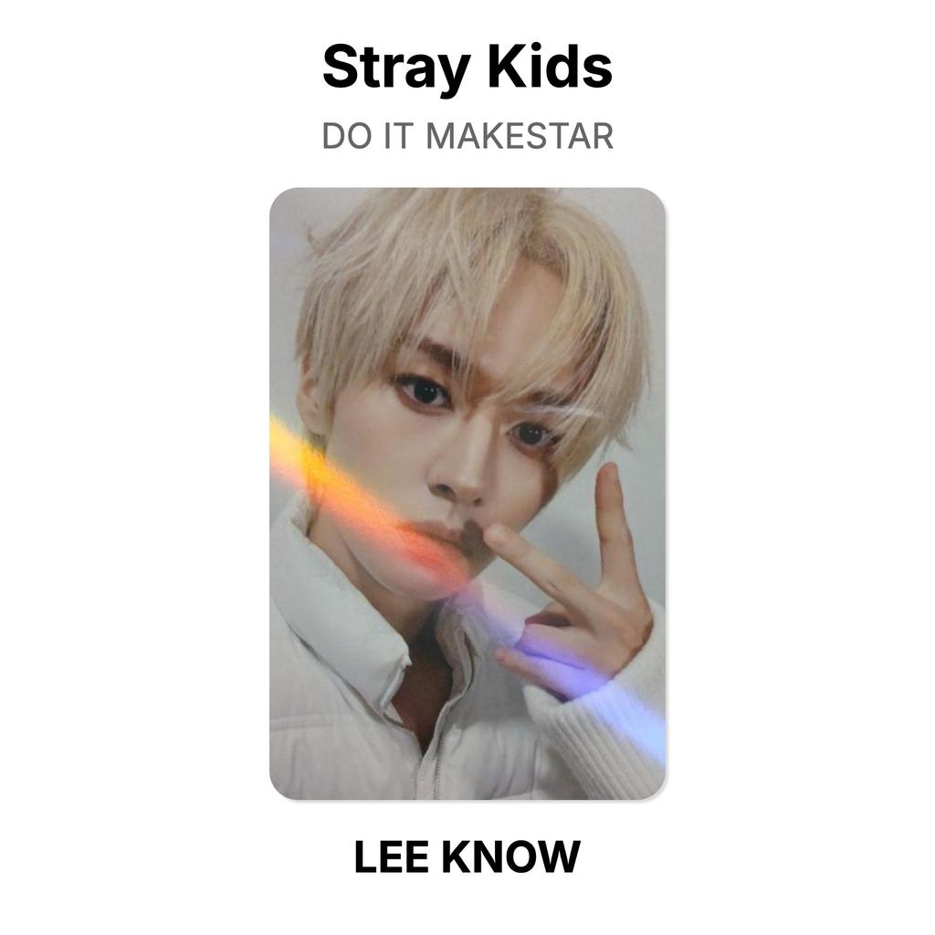 Stray Kids DO IT MAKESTAR Official Photocard