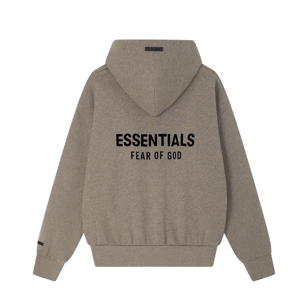Fear of God Essentials Classic Full Zip-Up Hoodie 'Homestead Heather' Men's 192AS254781F