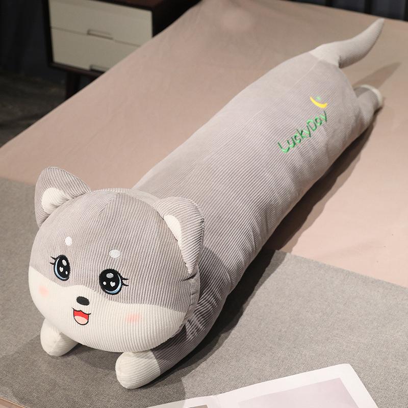 Lying Down Animal Elephant Husky Throw Pillow Plush Toy Rabbit Doll Girl Company Soothing Doll