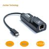 100M Gigabit USB-zu-Ethernet-Adapter, USB zu RJ45, Treiberlos, m. Typ-C-Anschluss