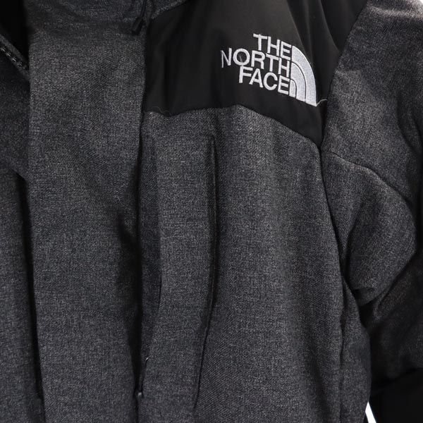 THE NORTH FACE ND91702R Outdoor Long sleeve hood Down jacket L Gray logo Men's Used