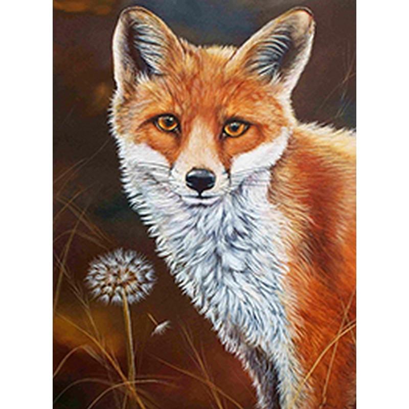DIY 5D Diamond Painting Full Round Resin Fox Picture Diamond Embroidery Animlas Cross Stitch Diamond Mosaic Home Decor