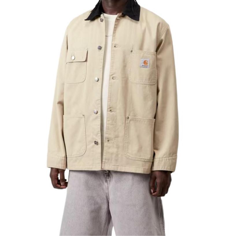 Carhartt WIP SS26 OG Chore Coat Comfortable Simple Single-Breasted Long Sleeve Jacket Men Jackets I036488-3NH-02