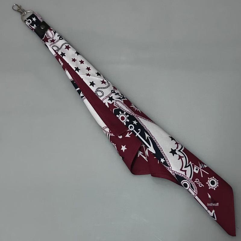 Khakifarbener quadratischer Schal aus reiner Baumwolle im amerikanischen Retro-Vintage-Stil – Herren-Hip-Hop-Kopftuch/Gesichtstuch