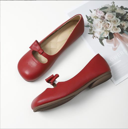 Fashion Brand Designer Women Mary Jane Shoes 2025 Fashion Round Toe Ladies Comfort Soft Sole Flats Women's Comfort Ballerinas Shoes 43