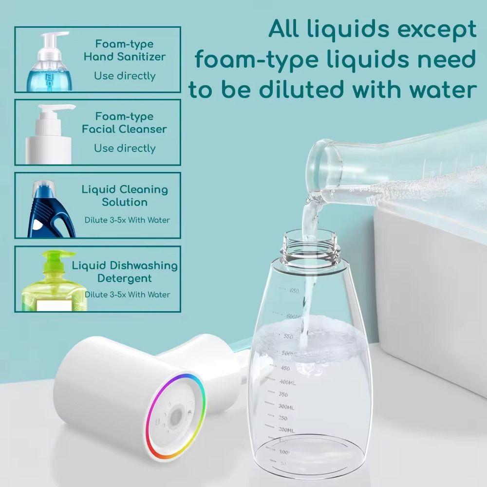 High Quality ABS Electric Aerator Waterproof Design Automatic Foam Machine  Shampoo Application