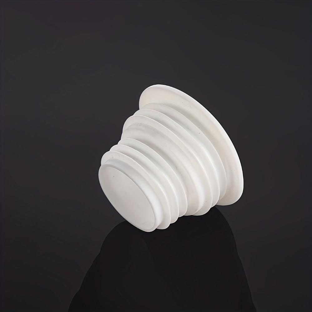 1pc Plugue de drenagem branco, anel de vedação de tubo de esgoto, dreno de máquina de lavar de esgoto de tubo de cozinha, plugue de vedação de dreno de piso de silicone anti-odor