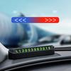 Glowing ABS Car Parking Number Plate with Phone Number for Temporary Parking Contact and Car Interior Decoration
