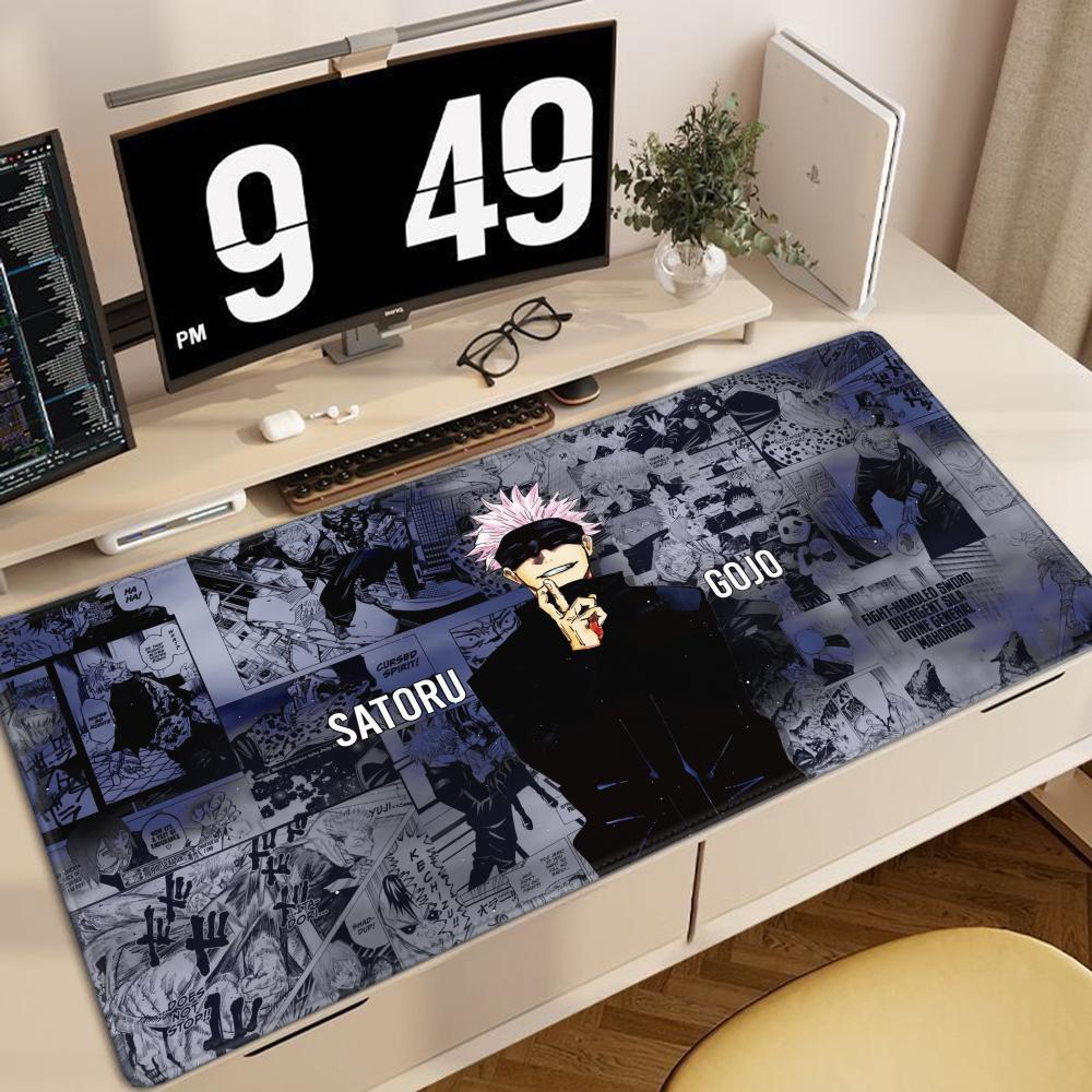 Podkładka pod mysz Anime Jujutsu Kaisen Gojo Satoru Duża Podkładka pod mysz do gier Gracz Firma Klawiatura Myszy Mata na biurko komputerowe Duży dywan