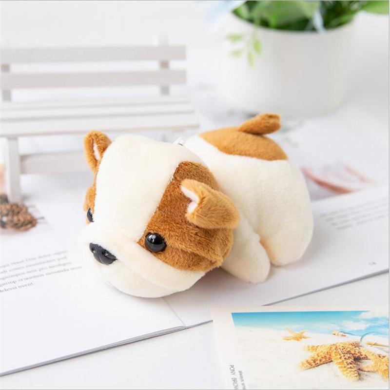 Dog Plush Stuffed Toy Animal Doll , 11CM Soft Keychain Gift for Boys and Girls Christmas Gifts