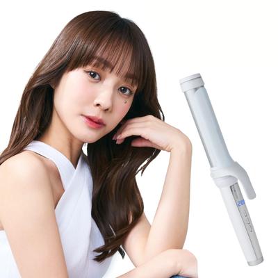 URU Curling Hair Iron 38mm Iron Curling Iron (White)
