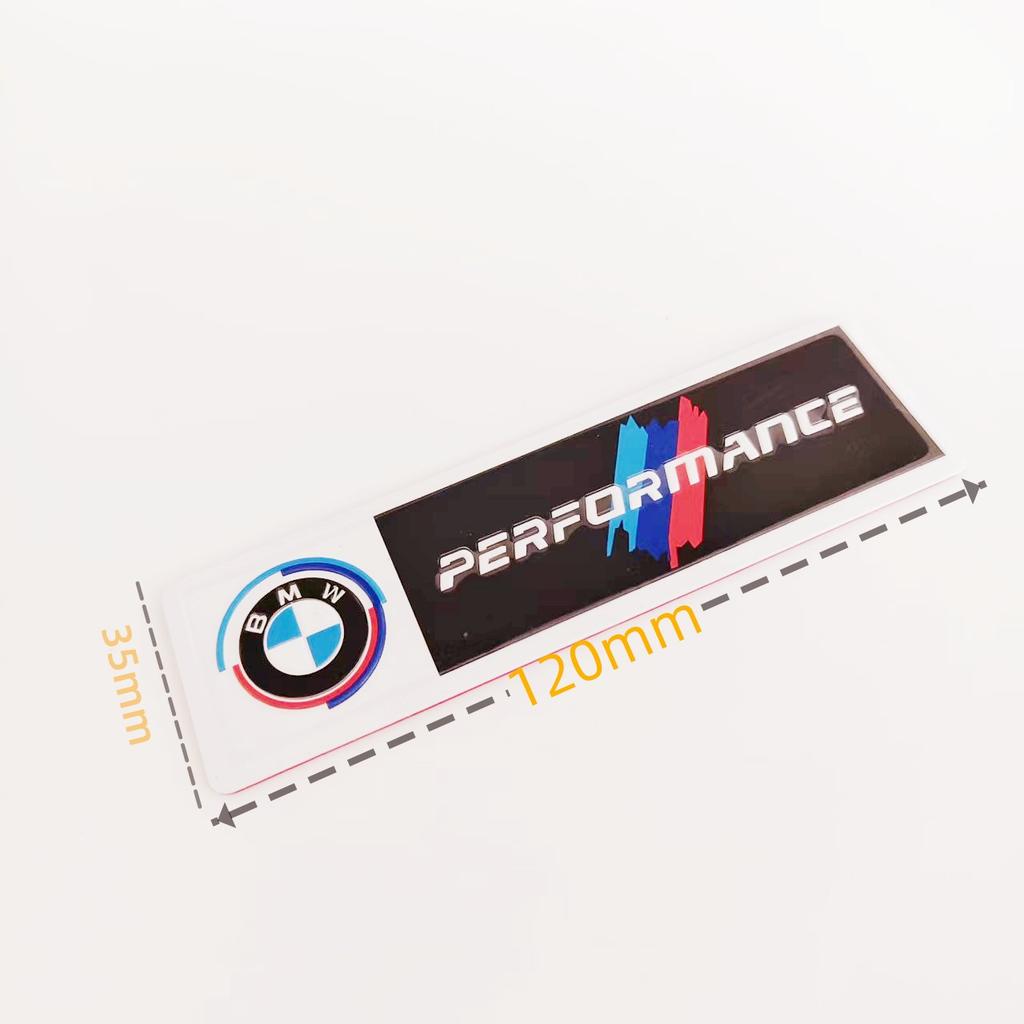 QSC24 Luxury Metal Sport Car Fender Tail Emblem Badge Sticker for BMW M Series Compatible with E46 E39 E90 E60 E36 E30 E34 F30 F10 F20