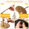 Paper Towel Holder Countertop Decor Standing Paper Roll Holder with Anti Slip Weighted Base Golden Iron Paper Towel Holder