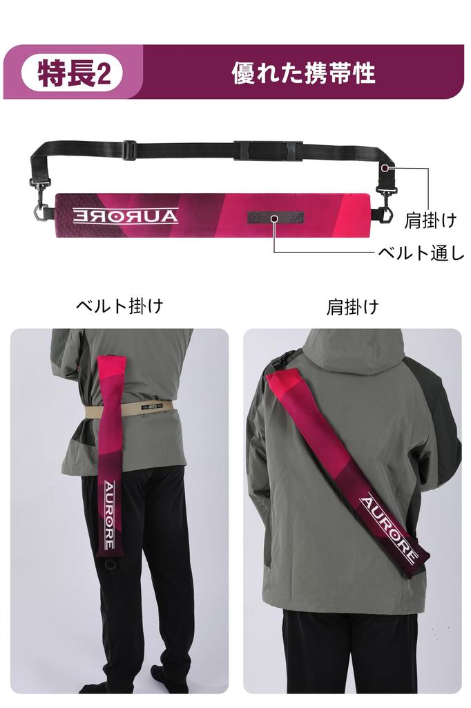 AURORE (Aurore Kogyo, Kyoto) AEFC-1-5000 Cable Guide - Extendable Cable Pulling Tool, 5m Length, Telescopic Wiring Pole, Electrician's Pole, Made