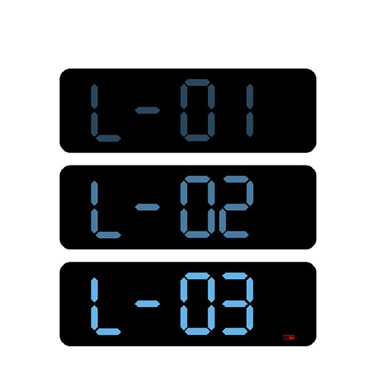 Large Digital LED Wall Clock with Temperature Week Date Display and 2 Alarm Memory Function 3 Brightness for Home Office