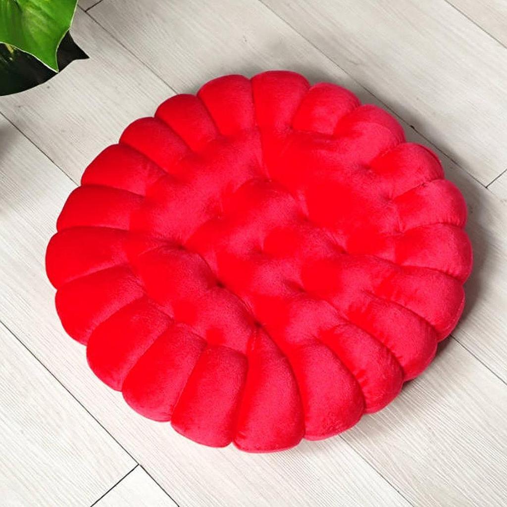 Biscuit Shape Cushion Chair Simple Cute Modern Seating Floor for Balcony