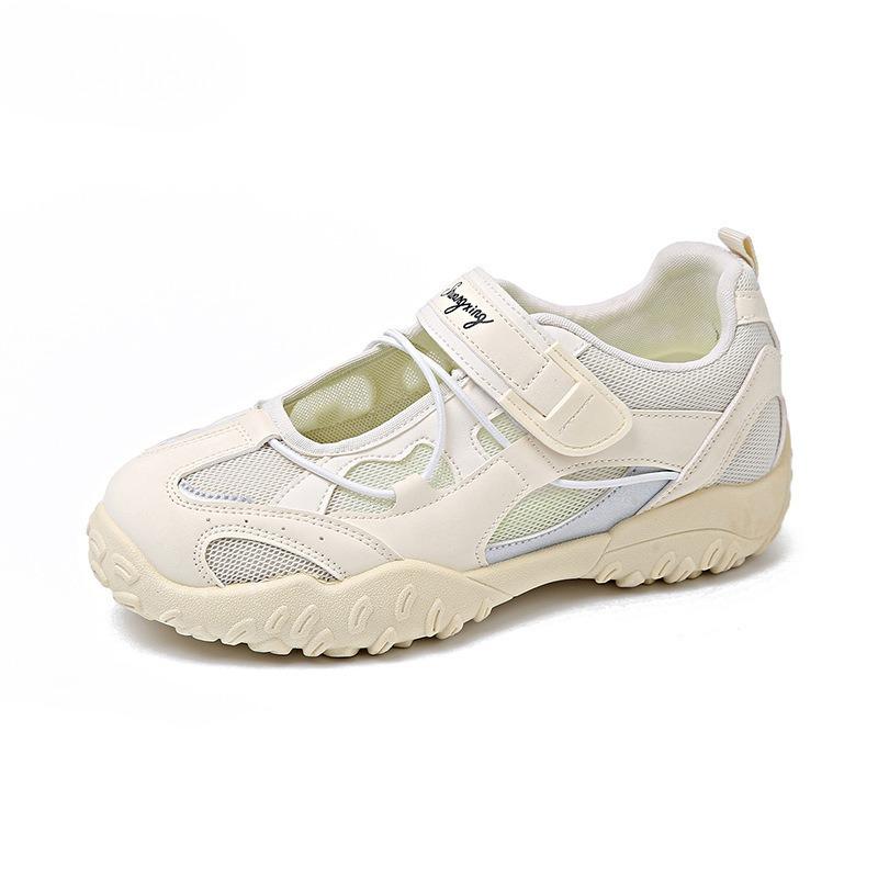 Women s Velcro Summer Mary Jane Shoes Breathable Sports Ugly Moe Casual with Dress Shoes 35