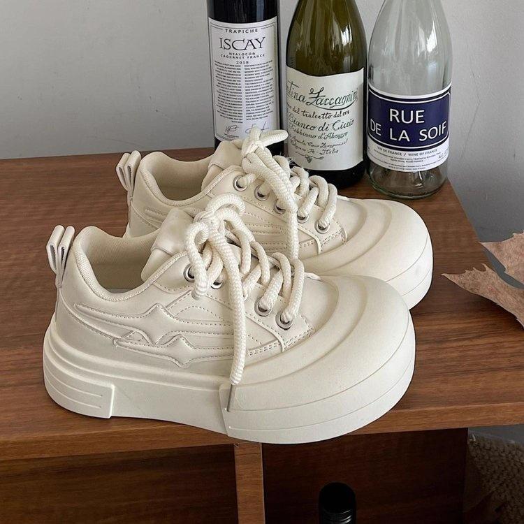 

Thick-soled heightening spring and autumn new retro lightweight sports shoes casual board shoes 35