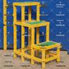 Fiberglass Insulated High-Low Stool