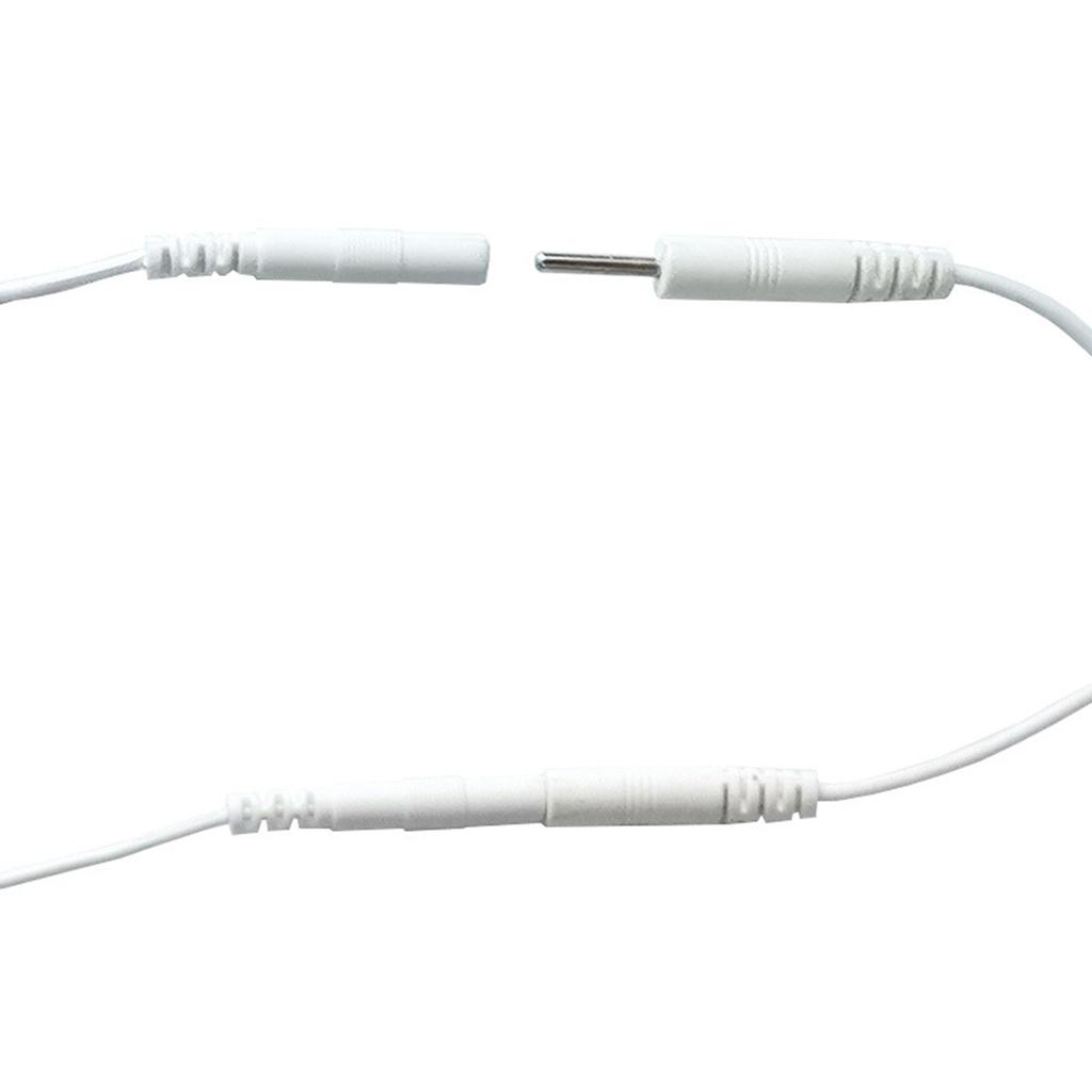 10 st 2 tums elektrodplåster 2 mm stiftkontakt Ersättning Återanvändbara Masserande Elektrod Muskeltillbehör för Elektroterapi