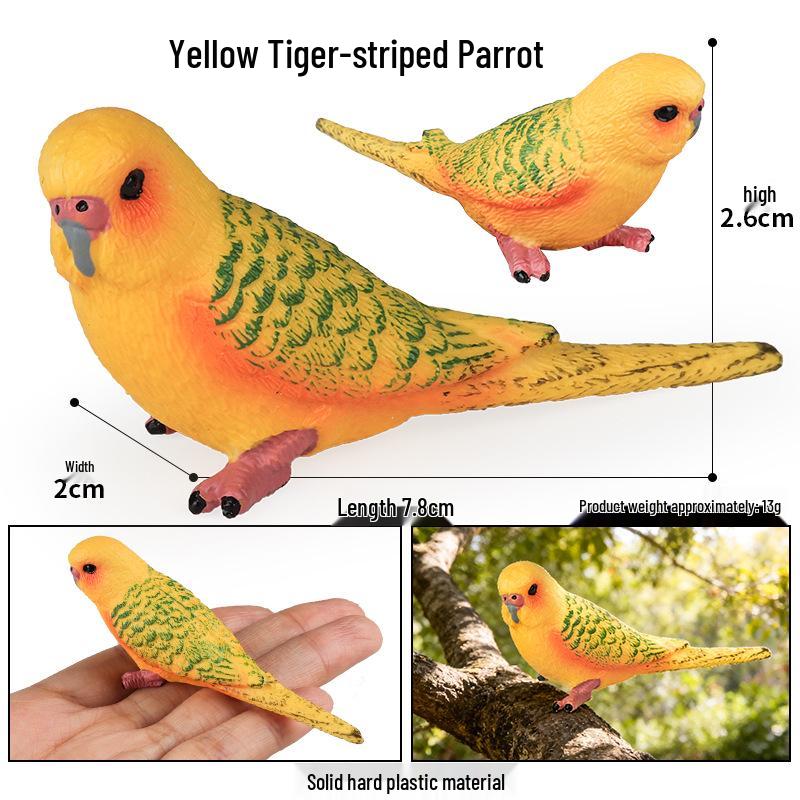 Children's Animal Simulation Toy Set: Eagle, Falcon, Secretary Bird, Owl Figurines