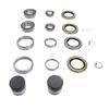 2 Sets Trailer Wheel Hub Bearing Kit with Bearing Protectors 25520 LM67010 for 1 1 4in and 1 3 4in 5200lbs Axle Spindles