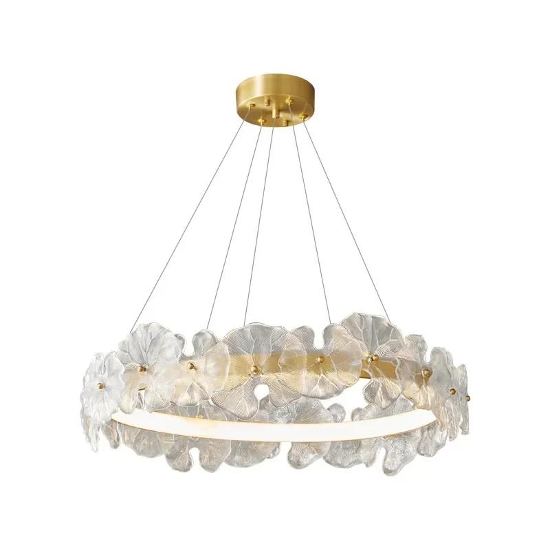 Nordic home decoration crystal chandelier restaurant  chandelier ceiling lamp villa chandelier indoor lighting lamps