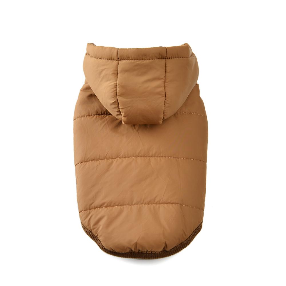 Dog Hooded Winter Jacket Soft Warm Fleece Velvet Puppy Vest Coat  Pet Dog Hat Clothes Cold Proof Winter Padded Yorkies Costume