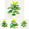 Ficus Pandurata Hance Faux Greenery With Realistic Leaves For Office And Living Room
