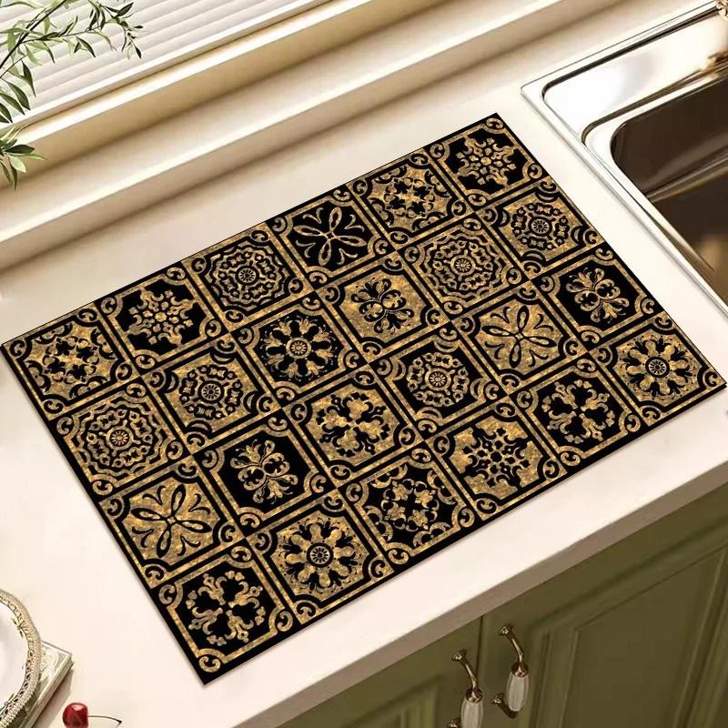 

Коврик для сушки посуды Коврик для кухни Впитывающий коврик для сушки посуды Впитывающий коврик для сушки посуды Коврик для кухни Принадлежности для ковров 40x60cm