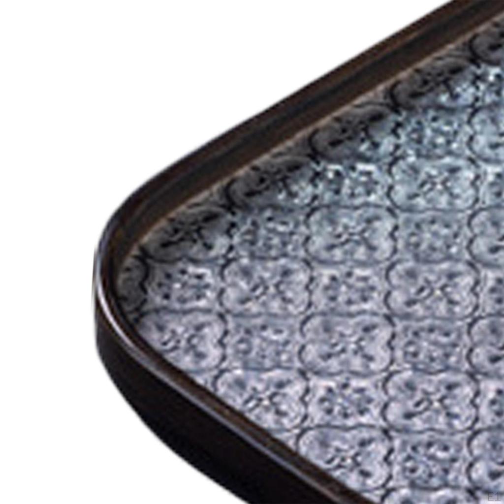 Frühstückstablett Obstsnack Mehrzweck-Lebensmittelplatte Schreibtischorganizer Holz Servieren Hölzern