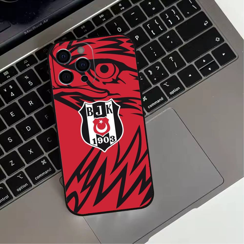 1 Stück F-Fashion B-Besiktas BJK Handyhülle Für iPhone 17,16,15,14,13,12,11 Plus,Pro Max,XS,Weiche Silikon Schwarze Hülle
