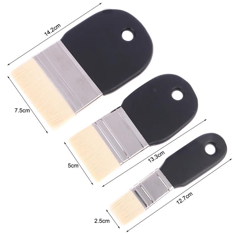 1 buc Pensulă cu peri duri din nailon, Stilou pentru pictură, Artă, Guașă, Acuarelă, Zonă mare, Vopsea în ulei, Acrilic, Pensulă de perete, Perie de curățare pentru grătar