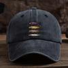 Four Trout Species Embroidered Washed Cotton Baseball Cap Outdoor Fishing Adjustable Hat