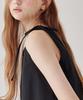 Ronron Shoulder String Pumpkin Mini Dress Black
