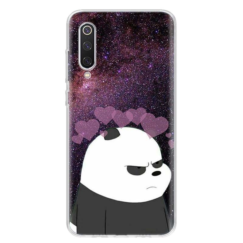 Panda Anime Cute Cover Phone Case For Xiaomi Redmi Note 14 13 12 12S 11 Pro Plus 11S 10 10S 11T 11E Soft Transparent Shell Cover