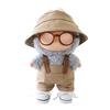 Doll Clothes Set for 15/17cm La Bubu Overalls Glasses Hats And Shoes Set Stylish Dolls Wardrobe Accessories